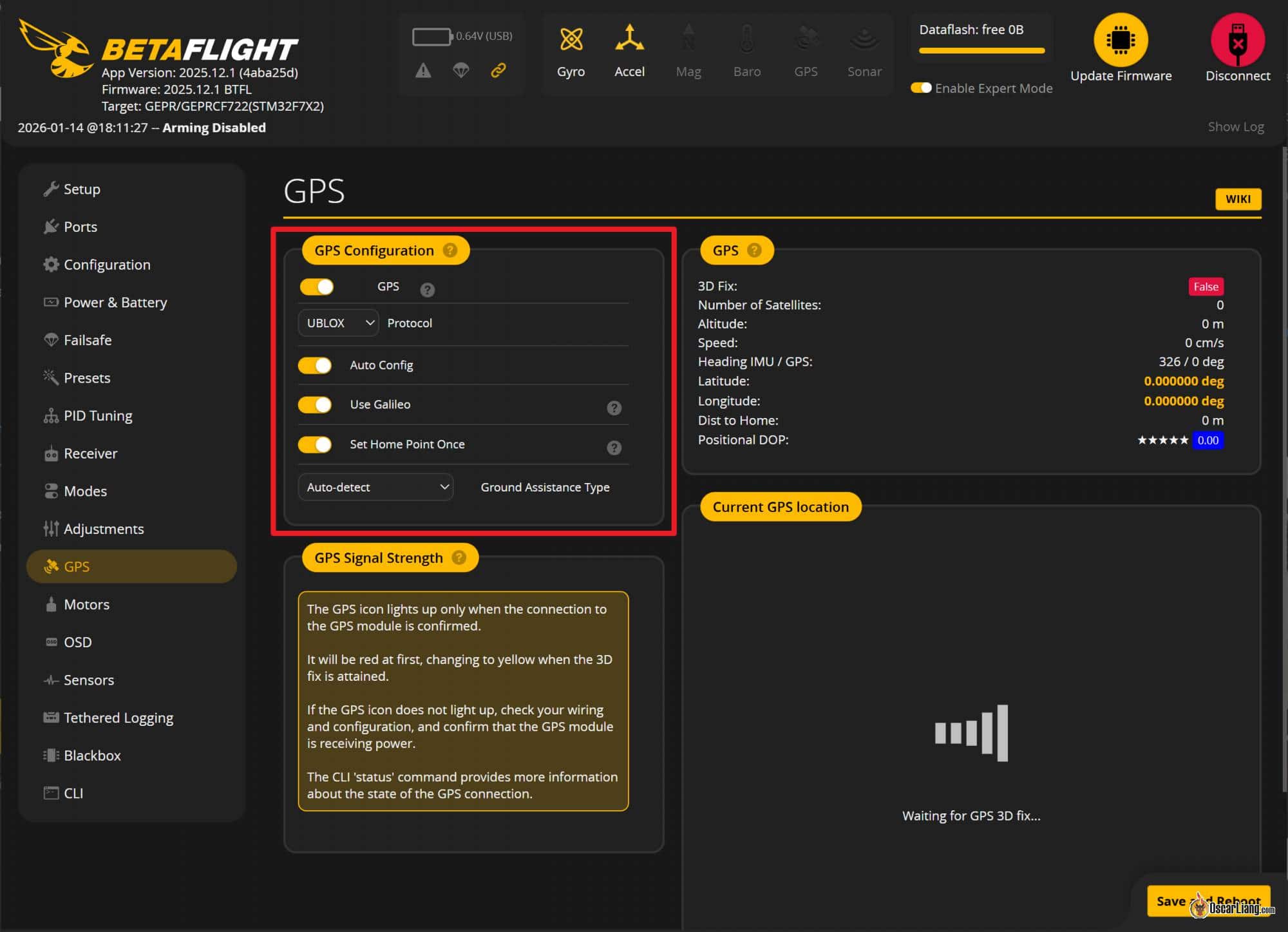 Betaflight Configurator Gps Configuration